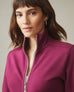 Women's Moto Full Zip - Plum
